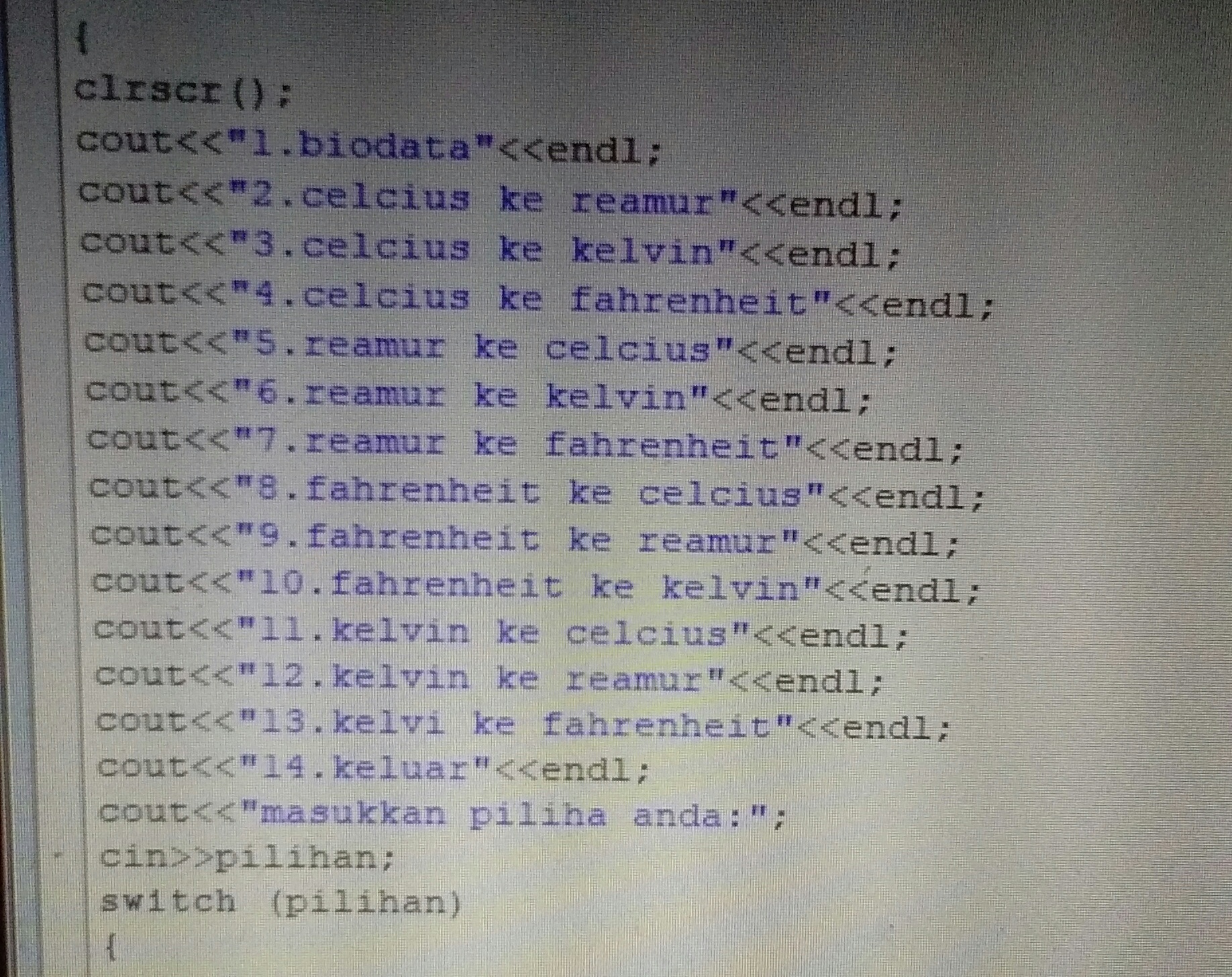 Pemrograman Dasar C++ – Devi Lestari